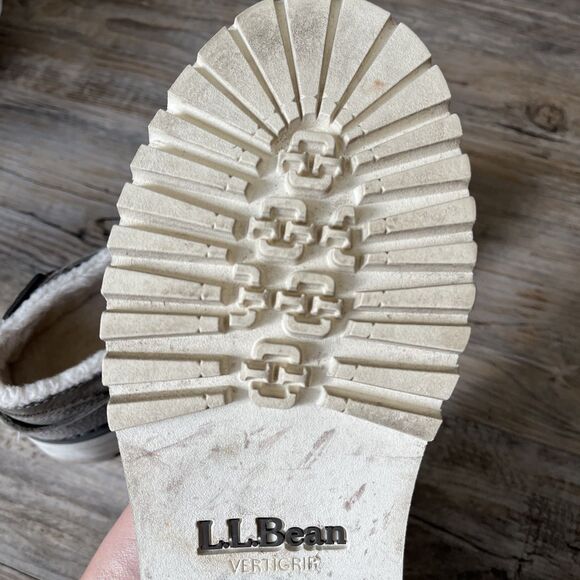 LL Bean Clogs Camden Hill Lined Women's 9 Gray Brown - Picture 10 of 13